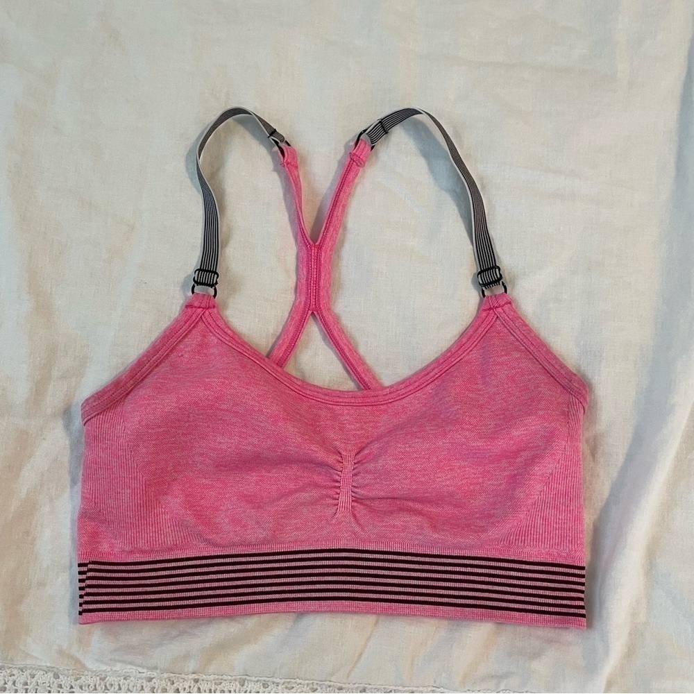 Victoria’s Secret XS sports Bra Top Neon Pink